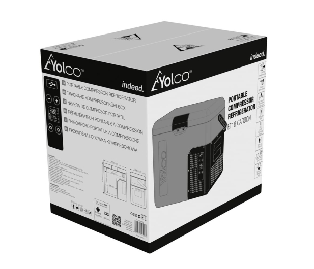 Yolco Lodówka turystyczna ET18 Carbon - 1146081 - zdjęcie 15